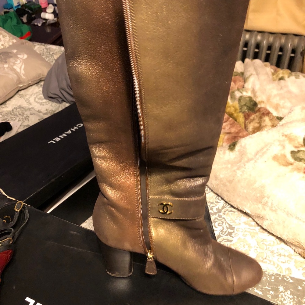 CHANEL high boots